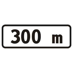 Značka - Vzdialenosť (E2)