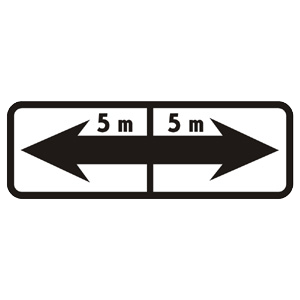 Značka - Úsek platnosti (E5b)