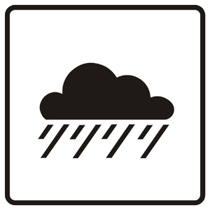 Značka - Nepriaznivé poveternostné podmienky (E9)