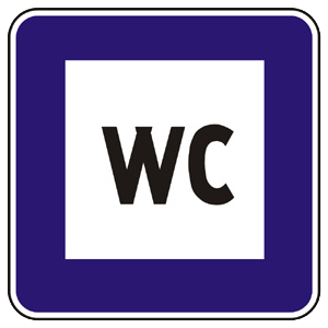 Značka - WC (II13)