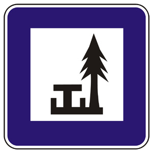 Značka - Odpočívadlo (II14)