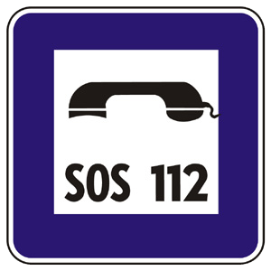 Značka - Núdzové volanie (II1b)