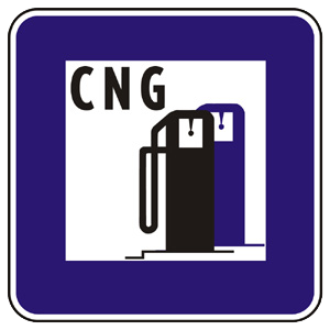 Značka - II8c: Čerpacia stanica skvapalneného ropného plynu (CNG) (CNG)