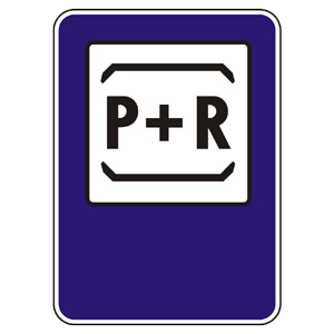Značka - Parkovisko P+R (IP19)