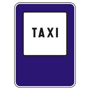 Značka - Stanovište taxi (IP20b)
