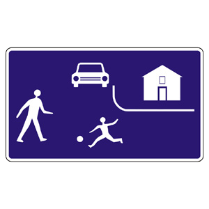 Značka - Obytná zóna (IP28a)