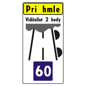 Značka - Hmlové body (IP31b)