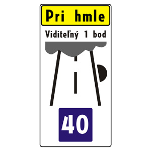 Značka - Hmlové body (IP31c)