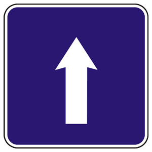 Značka - Jednosmerná premávka (IP3b)
