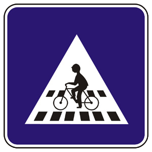 Značka - Priechod pre cyklistov (IP7)