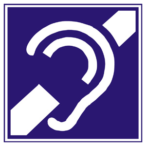 Značka - Označenie vozidla vedeného osobou sluchovo postihnutou (O1)