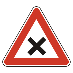 Značka - Križovatka (P4)