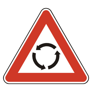 Značka - Okružná križovatka (P7)