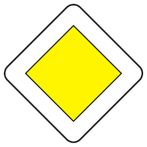 Značka - Hlavná cesta (P8)