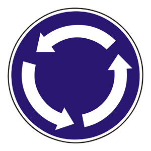 Značka - Kruhový objazd (C7)