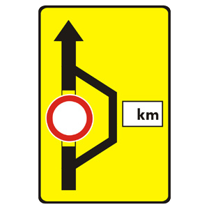 Značka - Návesť pred obchádzkou (IS15)