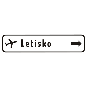 Značka - Smerová tabuľa k inému cieľu (IS22a)