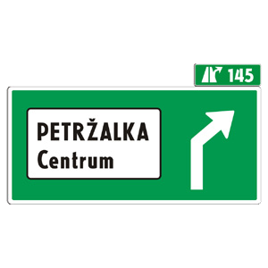 Značka - Návesť pred križovatkou (IS5a)