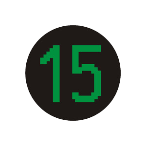 Značka - S13: Číselný odpočet svetelného signálu