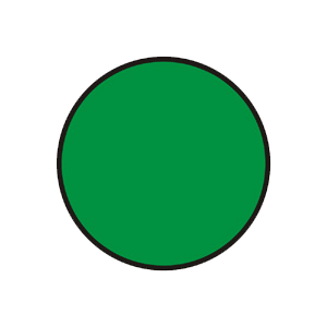 Značka - S1c: Signál s plným zeleným svetlom so znamením Voľno