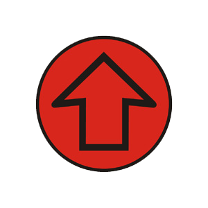 Značka - S2a: Signál s červeným svetlom pre jeden smer so znamením Stoj!