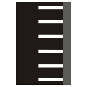 Značka - Parkovacie miesta s kolmým státím (V10a)