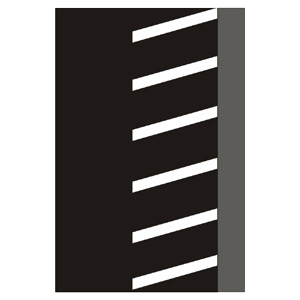 Značka - Parkovacie miesta so šikmým státím (V10b)