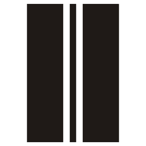 Značka - Dvojitá pozdĺžna súvislá čiara (V1b)