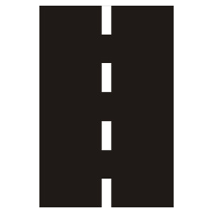 Značka - Pozdĺžna prerušovaná čiara (V2b)