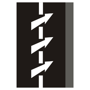 Značka - Predbežné šípky (V9b)