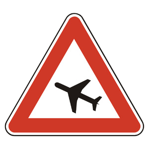 Značka - Pozor, lietadlá (A31)