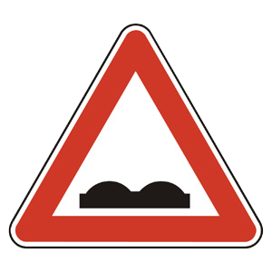 Značka - Nerovnosť vozovky (A5)